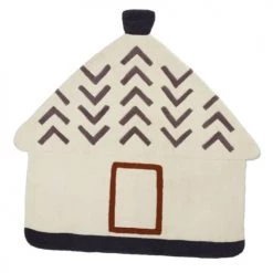 Sauthon Tapis Enfant Tapis De Chambre 90x90Cm En Acrylique Beige