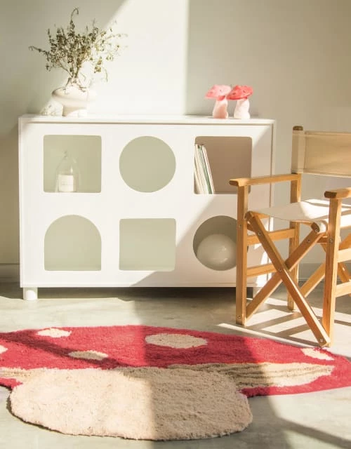 RNT By Really Nice Things Tapis Enfant Tapis En Coton En Forme De Champignon 80x120 – Image 2