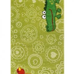 SIGIKID Tapis Enfant Animal Crocodile Vert 200x290
