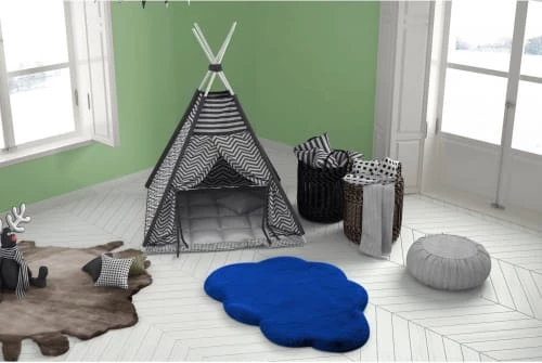 Me Gusta Tapis Enfant Bleu Rectangle Micropolyester 60x90 – Image 2