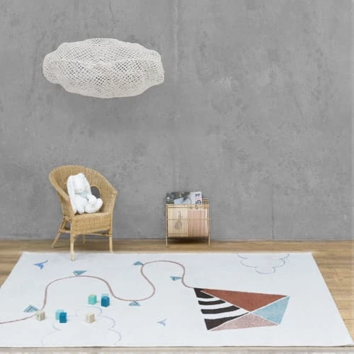 AFK Living Tapis Enfant Cerf Volant Multicolore 80x150 – Image 2