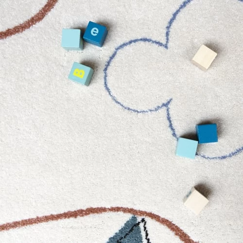 AFK Living Tapis Enfant Cerf Volant Multicolore 80x150 – Image 4