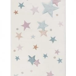 Esprit Tapis Enfant Ciel étoilé Blanc Pastel Avec Relief 200x290