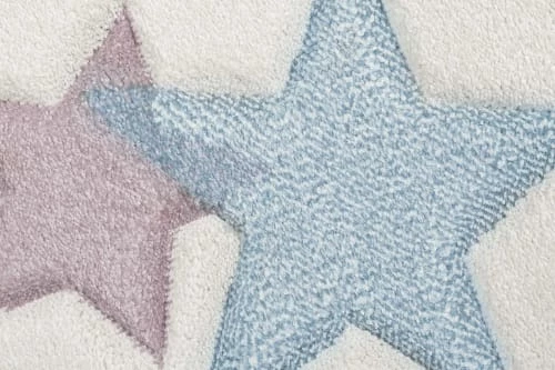 Esprit Tapis Enfant Ciel étoilé Blanc Pastel Avec Relief 200x290 – Image 4