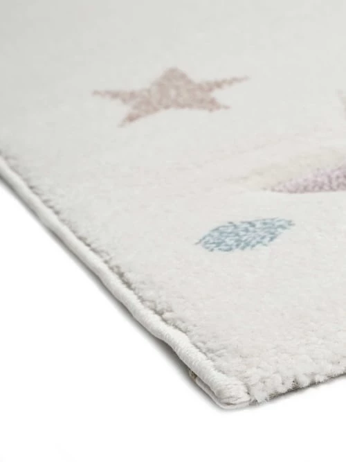 Esprit Tapis Enfant Ciel étoilé Blanc Pastel Avec Relief 200x290 – Image 5