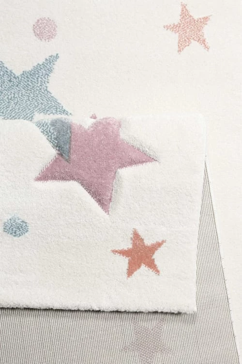 Esprit Tapis Enfant Ciel étoilé Blanc Pastel Avec Relief 80x150 – Image 6
