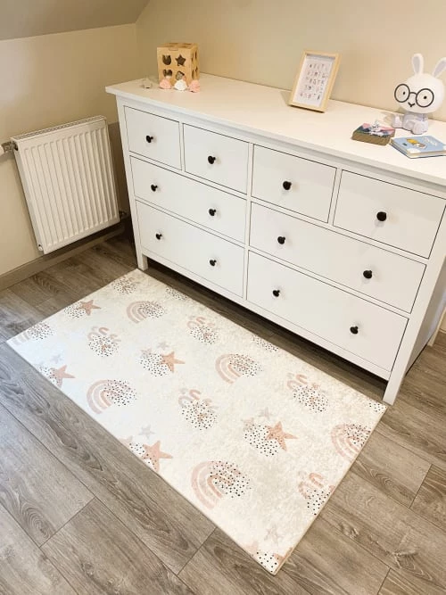 Nazar Tapis Enfant Ciel étoilé Crème 120x160 – Image 4