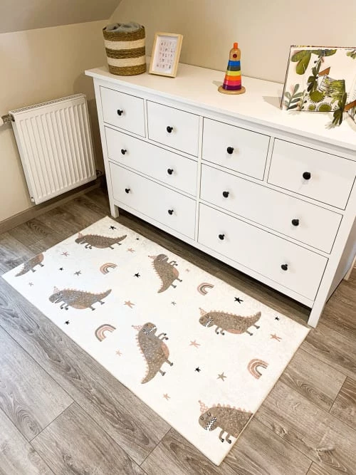 Nazar Tapis Enfant Dinosaure Vert 160x230 – Image 4