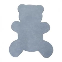 Un Amour De Tapis Tapis Enfant En Coton Bleu 80x100