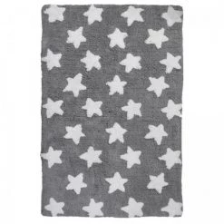 Un Amour De Tapis Tapis Enfant En Coton Gris 80x150
