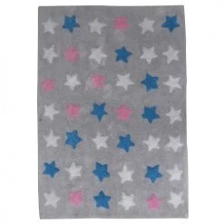 Un Amour De Tapis Tapis Enfant En Coton Multicolore 60x110