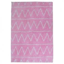 Un Amour De Tapis Tapis Enfant En Coton Rose 60x110