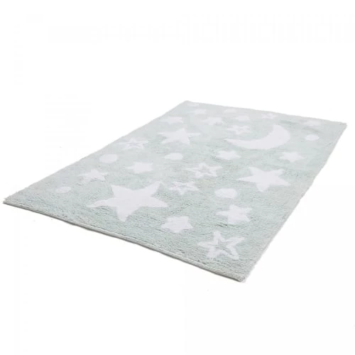 Un Amour De Tapis Tapis Enfant En Coton Vert 60x110 – Image 2