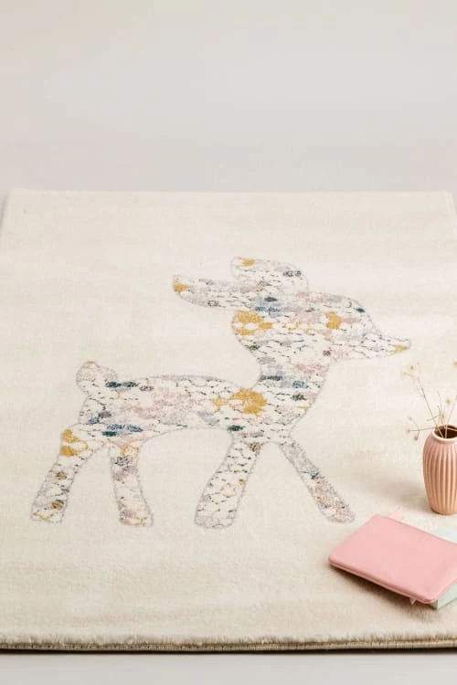 AFK Living Tapis Enfant Faon Crème 80x150 – Image 3