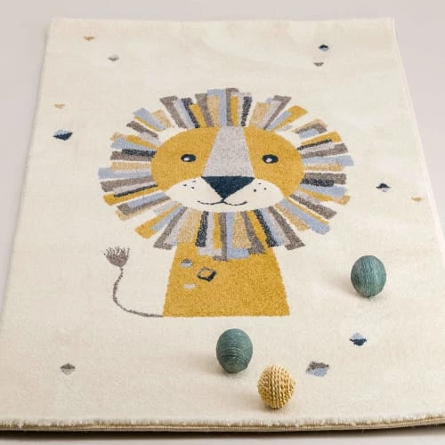 AFK Living Tapis Enfant Lion Multicolore 135x190 – Image 3