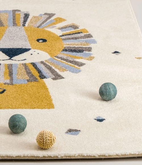 AFK Living Tapis Enfant Lion Multicolore 135x190 – Image 4