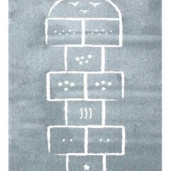 AFK Living Tapis Enfant Marelle Bleu 135x190