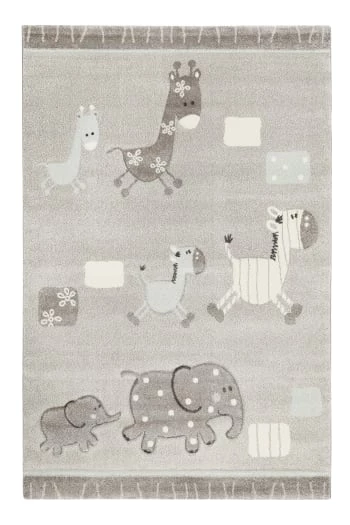 Esprit Tapis Enfant Motif Animaux Beige 120x170 – Image 6
