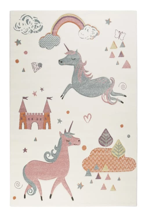 Esprit Tapis Enfant Motif Licorne écru 160x225