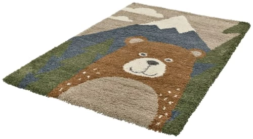 AFK Living Tapis Enfant Petit Ours Dans La Foret 120x170 – Image 4