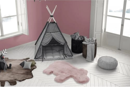 Me Gusta Tapis Enfant Rose Rectangle Micropolyester 55x90 – Image 2