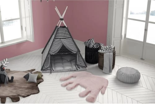 Me Gusta Tapis Enfant Rose Rectangle Micropolyester 60x90 – Image 2