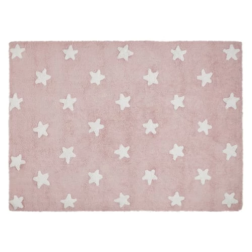 Lorena Canals Tapis Enfant Tapis Ethnique Enfant En Coton Rose 120x160