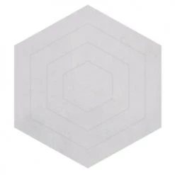 Lilipinso Tapis Enfant Tapis Hexagone En Coton Gris