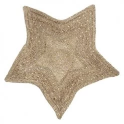 Home Maison Tapis Enfant Tapis Jute étoile Pois Dorés