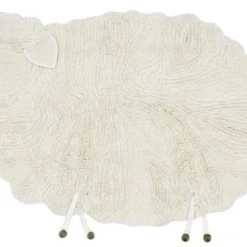 Lorena Canals Tapis Enfant Tapis Lavable 120x170 Blanc