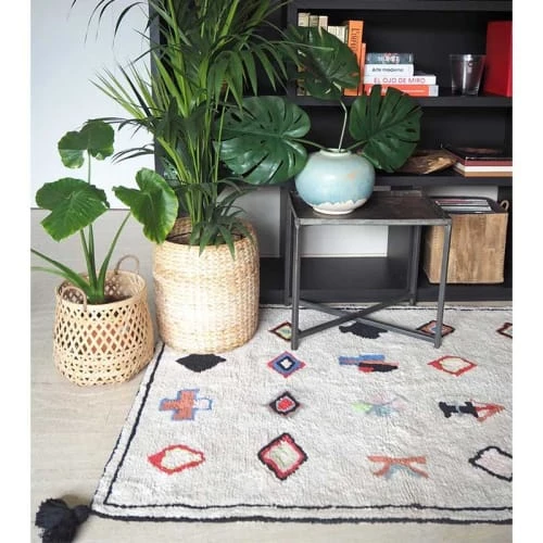 Lorena Canals Tapis Enfant Tapis Lavable En Coton Beige 140x200 – Image 4