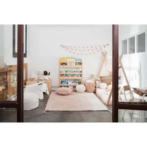 Lorena Canals Tapis Enfant Tapis Lavable En Coton Rose 120x160 – Image 2