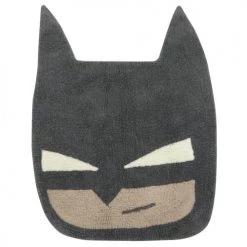 Lorena Canals Tapis Enfant Tapis Lavable En Laine BatBoy X Edgar Plans (120 X 90 Cm)