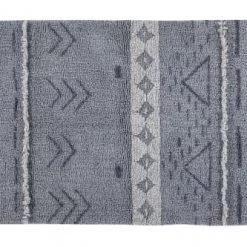 Lorena Canals Tapis Enfant Tapis Lavable En Laine Bleu 80x140