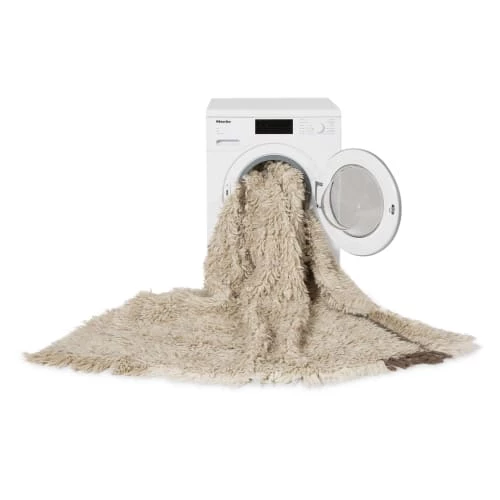 Lorena Canals Tapis Enfant Tapis Lavable En Laine Marron 170x240 – Image 6