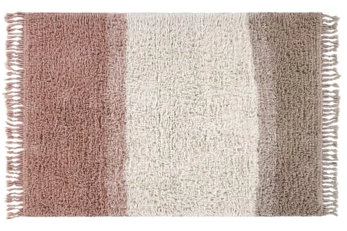 Lorena Canals Tapis Enfant Tapis Lavable En Laine Rose 200x300
