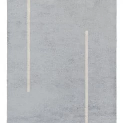 AFK Living Tapis Enfant Tapis Lavable Happy Gris Bleu 120x160