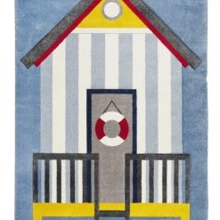 Esprit Tapis Enfant Tapis Motif Cabine De Plage Colorée 200x290