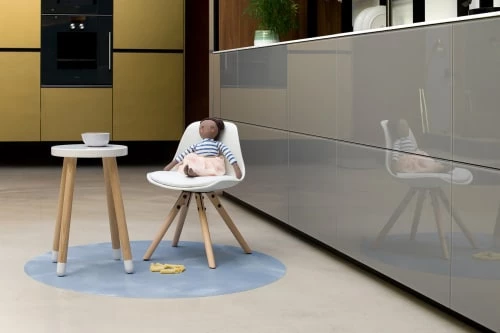 ToddleKind Tapis Enfant Tapis Multifonction En Vinyle Bébé Bleu Nuit Diamètre 105cm – Image 3