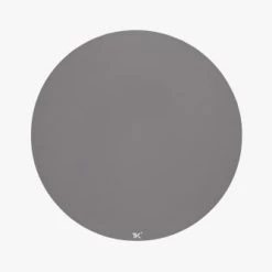 ToddleKind Tapis Enfant Tapis Multifonction En Vinyle Gris Diamètre 105cm