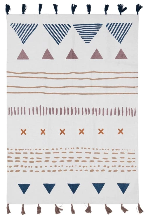 AFK Living Tapis Enfant Tapis Tribal 2 Multicolore 100x140