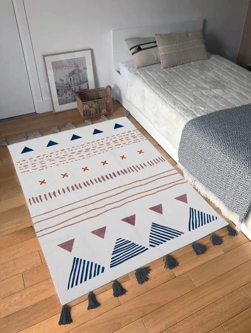 AFK Living Tapis Enfant Tapis Tribal 2 Multicolore 100x140 – Image 2
