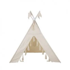 Bloomingville Tipis Enfant Tipi Enfant En Métal Et Tissu Naturel