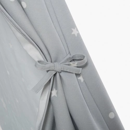 Maisons Du Monde Jouets Enfant Tipi Enfant Gris Imprimé étoiles Blanche Avec Tapis – Image 6
