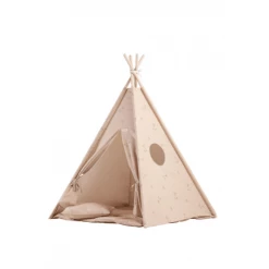 Lignea Kids Tipis Enfant Tipi Tropical En Coton Beige Poudré
